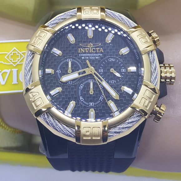 FIRM PRICE-Invicta Bolt Cable Chronograph Watch